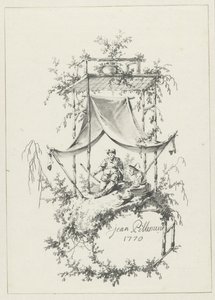 Composizione in stile Chinoiserie da Jean Baptiste Pillement