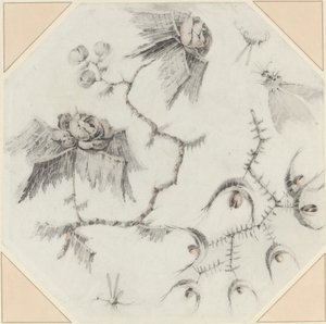 Fiori e insetti fantasiosi da Jean Baptiste Pillement