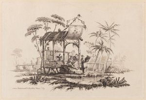 Figure Sotto una Struttura da Jean Baptiste Pillement