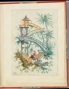 Disegno ornamentale da "Nouvelle suite de cahiers chinois a l