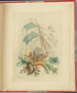 Disegno ornamentale da "Nouvelle suite de cahiers chinois a l