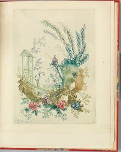 Disegno ornamentale da "Nouvelle suite de cahiers chinois a l
