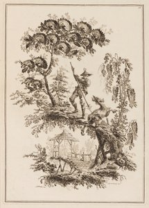 Tavola 10, da "Suite de Douze Pêcheurs et Chasseurs"