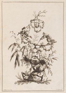 Tavola 3, "Cahier de Blançoire Chinoises" da Jean Baptiste Pillement