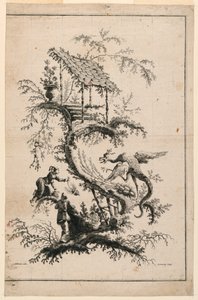 Piatto, da Suite de Jeu Chinois da Jean Baptiste Pillement