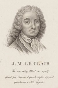 Ritratto del violinista e compositore Jean-Marie Leclair 1697-1764 da Jean Baptiste Ponce Lambert