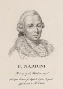 Ritratto del violinista e compositore Pietro Nardini 1722-1793