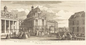 Vista Particolare della Cappella del Castello di Versailles da Jean Baptiste Rigaud