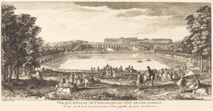 Veduta del Castello di Versailles dal lato dell
