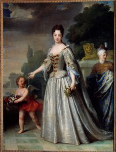 Ritratto di Maria Adelaide di Savoia, Duchessa di Borgogna Delfina di Francia (1685-1712). Dipinto di Jean Baptiste Santerre (1651-1717) da Jean Baptiste Santerre