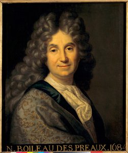 Ritratto di Nicolas Boileau Despreaux (Boileau-Despreaux) (1636-1711). Dipinto di Jean Baptiste Santerre (1651-1717) da Jean Baptiste Santerre