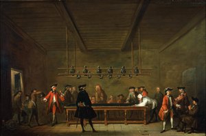 La partita di biliardo, c. 1725