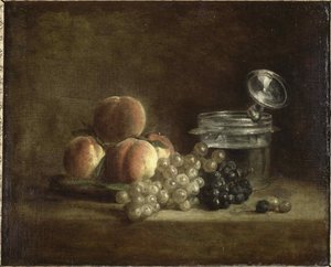 Pesche e Uva da Jean Baptiste Simeon Chardin