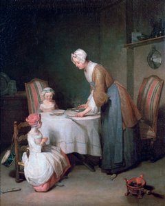 Dire la grazia, 1744 da Jean Baptiste Simeon Chardin