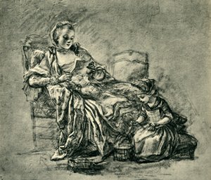 La Lettera, metà-fine XVIII secolo, 1943 da Jean Baptiste Simeon Chardin