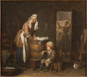 La lavandaia da Jean Baptiste Simeon Chardin