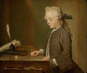 Ritratto di Auguste Gabriel Godefroy da Jean Baptiste Simeon Chardin