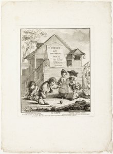 Scarpe da cavallo, da I giochi dei ricci di Parigi da Jean Baptiste Tilliard I