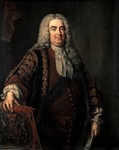 WALPOLE Robert: Primo Conte di Oxford (1676-1745), c.1740 da Jean Baptiste Vanloo