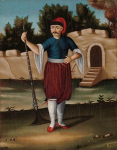Uomo della costa albanese da Jean Baptiste Vanmour (workshop of)