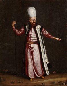 Il Capoudgi Bachi, Gran Maestro del Serraglio da Jean Baptiste Vanmour (workshop of)