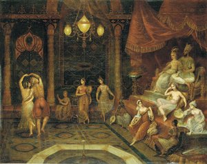 Intrattenere il sultano da Jean Baptiste Vanmour