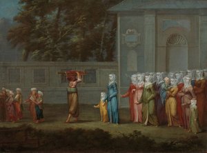 Il primo giorno di scuola da Jean Baptiste Vanmour