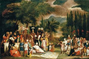 La battuta di caccia del sultano Ahmed III da Jean Baptiste Vanmour