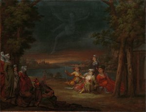 Donne turche in campagna vicino a Istanbul da Jean Baptiste Vanmour