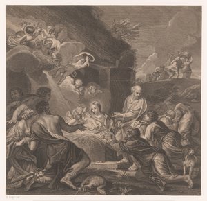 Adorazione dei pastori (serie Cabinet Crozat, Recueil d