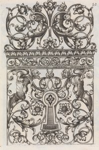 Diversi Pezzi di Fabbri, pagina 11 recto da Jean Berain