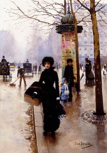 Una parigina da Jean Beraud