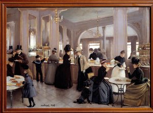 La passerie gloppe avenue des Champs Elysees da Jean Beraud