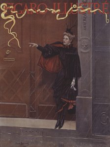 Piove? Copertina di Le Figaro Illustré, novembre 1893