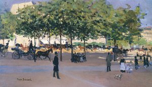 Passeggiata di domenica pomeriggio, Parigi da Jean Beraud