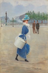 Sur la place de la Concorde