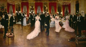 Il ballo, dipinto di Jean Béraud da Jean Beraud
