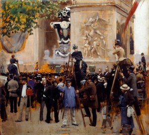 Il funerale di Victor Hugo (1802 - 1885) Place de l