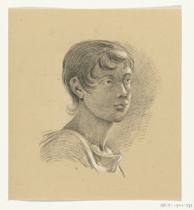 Testa di un ragazzo, verso destra da Jean Bernard
