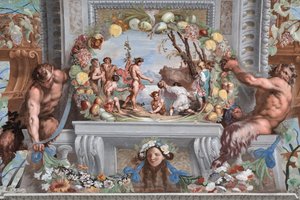 Uno dei quarantuno pannelli con scene che narrano gli eventi di Bacco da Jean Boulanger