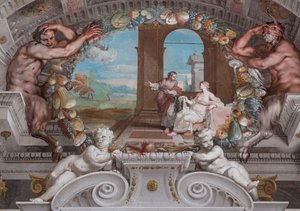 Uno dei quarantuno pannelli con scene che narrano gli eventi di Bacco da Jean Boulanger