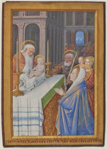 Foglio delle Ore di Luigi XII da Jean Bourdichon