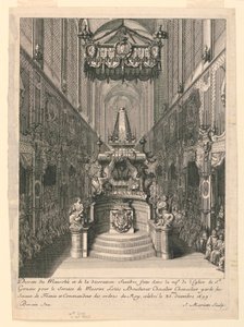 Catafalco di Louis Boucherat, Secondo Stato, St. Gervais, Parigi da Jean Bérain, the Elder