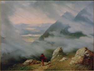 Paesaggio in Scozia da Jean Bruno Gassies