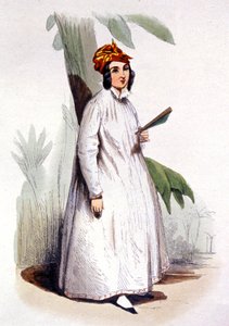 La donna creola, Antille francesi, c.1850