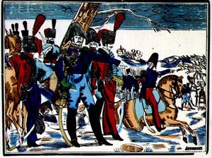 La Ritirata dalla Russia da Jean Charles (after) Pellerin
