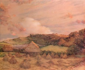 Les Meules, c1885 da Jean Charles Cazin