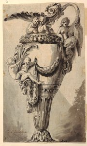 Progetto per una brocca decorativa da Jean Charles Delafosse