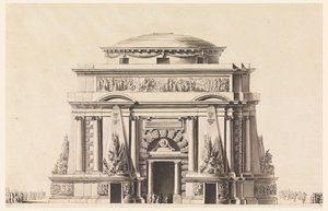 Elevazione di un mausoleo per un soldato (Tempio di Marte)