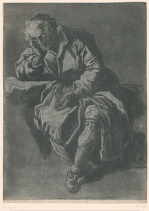 Uomo seduto da Jean Charles François